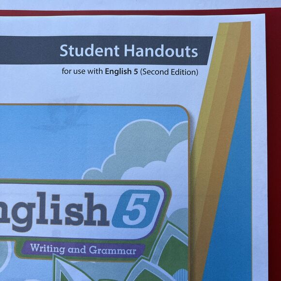 BJU Press Bob Jones English 5 Writing Grammar Student Handouts Homeschool Curric - Picture 4 of 11